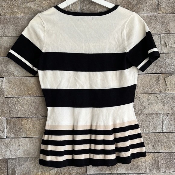 The Limited peplum striped summer sweater - Picture 5 of 9
